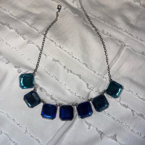 Blue Jewel Necklace